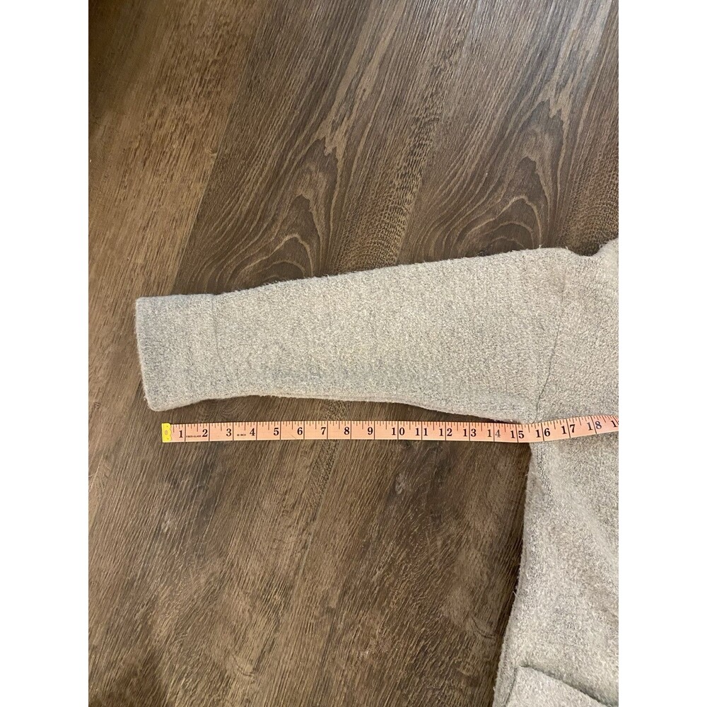 Brandy Melville Kennedy Drape Sweater Marled Gray  One Size - Picture 9 of 11